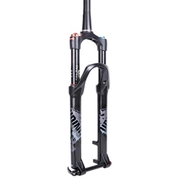 lxxiulirzeu Spares lxxiulirzeu 120mm Travel Air Fork 26 27.5 Inch Forged Thru Axle QR Quick Release Suspension Straight Tapered Tube MTB Bicycle Bike Fork (Color : 29 1.5 TA Remote)