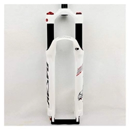 lxxiulirzeu Mountain Bike Fork lxxiulirzeu Mountain bicycle Fork 26in 27.5in 29 inch MTB bikes suspension fork air damping front fork remote and manual control HL RL (Color : 26HL gloss white)