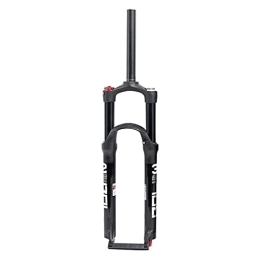 LYXJY Mountain Bike Fork LYXJY Mountain bike front fork 26 inch 27.5 inch 29 inch dual air chamber suspension front fork air fork, air pressure system, stroke 100mm axis 9mm. (Color : Black, Size : 29 inches)
