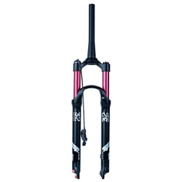 LYYCX Mountain Bike Fork LYYCX 26 27.5 29 inch MTB Suspension Fork, Alloy, Unisex's, Black, Bike Front Fork (Color : Tapered Remote Lockout, Size : 27.5")