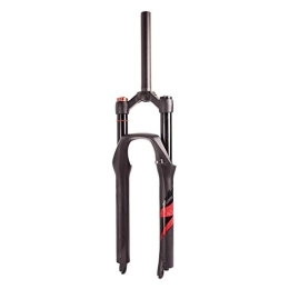 LYYCX Mountain Bike Fork LYYCX Cycling Air Suspension Fork 26" 27.5" 29" Lightweight Alloy 1-1 / 8" 120mm Travel Mountain Bike Front Fork - Black (Color : Manual Lockout, Size : 26 inch)