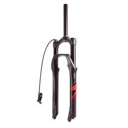 LYYCX Spares LYYCX Cycling Air Suspension Fork 26" 27.5" 29" Lightweight Alloy 1-1 / 8" 120mm Travel Mountain Bike Front Fork - Black (Color : Remote Lockout, Size : 27.5 inch)