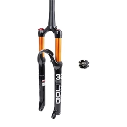 LYYCX Spares LYYCX Mountain Bike Fork 26 / 27.5 / 29 inch Travel 120mm, Air Mountain Bike Suspension Fork Suspension MTB Gas Fork 1-1 / 8 Straight / Tapered Tube Bicycle Front Fork QR 9mm