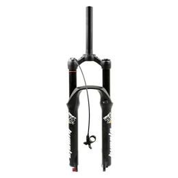 LYYCX Mountain Bike Fork LYYCX Mountain Bike Front Fork MTB 26 / 27.5 / 29 Inches, Damping Adjustment Alloy Suspension Downhill Cycling Air Forks 9mm QR (Color : Straight Remote Lockout, Size : 29 inch)