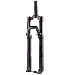 LYYCX Spares LYYCX MTB Bicycle Air Suspension Front Fork 27.5 Inch 29 Inch, Rebound Adjust Tapered Tube 28.6mm QR 15mm Travel 130mm Mountain Bike Forks Aluminum Alloy (Size : 27.5inches)
