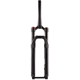 LYYCX Mountain Bike Fork LYYCX MTB Bike Air Suspension Front Forks 27.5 / 29 Inch, Manually Adjustable Forks Rebound Adjust Tapered Tube 28.6mm QR 15mm Travel 130mm Bicycle Accessories Shoulder Control for Mountain Bike