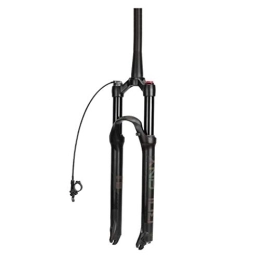 LYYCX Mountain Bike Fork LYYCX Tapered MTB Bike Air Fork, 1-1 / 8" Alloy 26 / 27.5 / 29 Inch Suspension Forks Travel: 120mm (Color : D, Size : 26 inch)