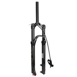 MabsSi Mountain Bike Fork MabsSi 26 27.5 29 InchMountain Bike Air Front Fork Travel 120mm Suspension For MTB XC Offroad Bike Disc Brake Bicycle(Size:26 INCH, Color:STRAIGHT REMOTE LOCKOUT)