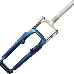 MabsSi Mountain Bike Fork MabsSi 26" Mountain Bikes V-brake Suspension Fork Travel 120 Mm Spring Front Fork 1-1 / 8 Inch Straight Tube Suitable For MTB With Disc Bakes And Rim Brakes(Size:26INCH, Color:BLUE)