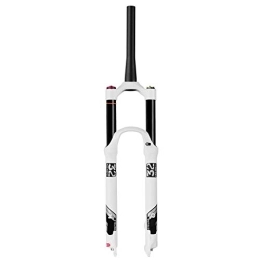 MabsSi Mountain Bike Fork Magnesium Alloy MTB Fork Air Pressure Shock Absorber 140mm Travel Mountain Bike Front Fork Bicycle Accessories 26 / 27.5 / 29 Inch Straight / Tapered Tube(Size:29", Color:TAPERED MANUAL LOCKOUT)
