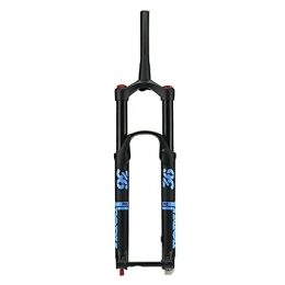 MARYYUN Mountain Bike Fork MARYYUN Mtb Fork Suspension Fork Travel Tapered Tube Aluminum Alloy Air Suspension Fork for Bicycle Boost Mountain Bike Forks(Color:blue, Size:29in)