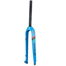 MBZL Mountain Bike Fork MBZL Full Carbon Front Fork Bicycle Hard Fork Disc Brake 26 / 27.5 / 29 inch Mountain Bike Full Carbon Front Fork Multicolor (Color : Blue, Size : 29 inch)
