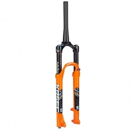 MDZZ Mountain Bike Fork MDZZ 26 / 27.5 / 29 Inch Suspension Fork 120 Mm MTB Mountain Bike Fork For Bicycle Locked Up Inner Tube Suspension (Color : B, Size : 29)