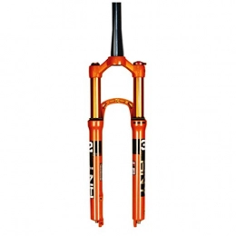 MDZZ Spares MDZZ 26" Mountain Bike Suspension Fork, Outdoor Magnesium Alloy Shock Absorber Front Bridge 1-1 / 8" Travel Front Fork 100mm (Color : B, Size : 27.5inch)
