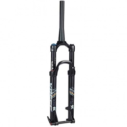 MDZZ Mountain Bike Fork MDZZ 26inch Suspension Forks, 1-1 / 8" MTB Mountain Bike Shock Fork Aluminum Alloy Cone Disc Brake Damping Adjustment Travel 100mm (Color : 26inch, Size : A)
