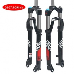 MDZZ Spares MDZZ Bicycle Suspension Fork Mountain Bike Forks Oil Pressure Ultralight Cycling 26inch 28.6MM