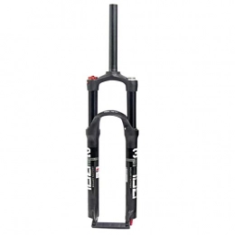 MDZZ Spares MDZZ Double Chamber Suspension Fork, 26" / 27.5 Aluminum Alloy Disc Brake Damping Adjustment Cone Tube 1-1 / 8" Travel 100mm (Color : A, Size : 27.5inch)