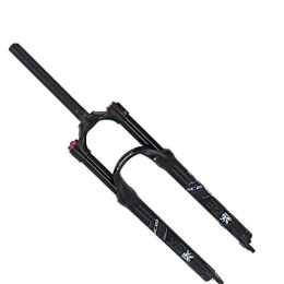 MDZZ Mountain Bike Fork MDZZ Mountain Bike Suspension Fork Air Pressure Front Fork Shock Absorber Bicycl Parts Travel: 100mm (Color : Black, Size : 26inch)