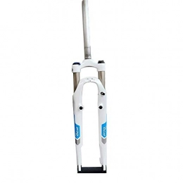 MDZZ Mountain Bike Fork MDZZ Mountain Bike Suspension Fork Straight Air Plug bounce adjustment 26inches 700C 28.6mm (Color : White / blue)