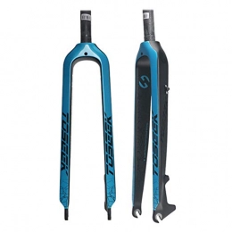 MEILINL Spares MEILINL 3K Carbon Fiber Bike Front Fork Suspension Forks Steerer Tube Diameter 28.6Mm (1-1 / 8") Disc Brake for Long Distance Cycling More Comfortable, Blue, 29In