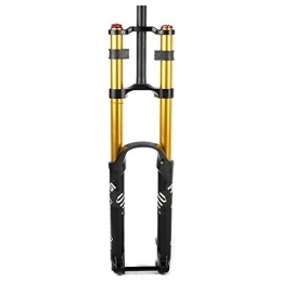MFLASMF Spares MFLASMF MTB air suspension fork, 27.5 29 inch air DH AM MTB front fork travel 200mm, manual locking disc brake, 15x110mm with damping adjustment