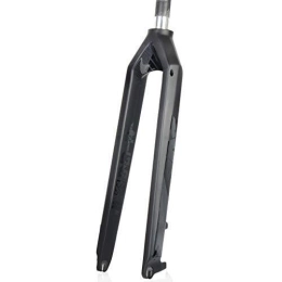 MGE Spares MGE 26 / 27.5 / 29 Inch Suspension ForkS, Carbon Fiber Lightweight Hard Front Fork Shock Absorber Mountain 1-1 / 8" Travel 100mm (Size : 27.5inch)