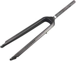 MGE Spares MGE 26 Inch Suspension Fork, 3k Ultralight Carbon Fiber Road Bike Dead Speed Front Fork Carbon Disc Brakes (Color : A, Size : 26 inch)