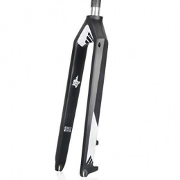 MGE Spares MGE 27.5 Inch Suspension Forks, Carbon Fiber Lightweight Hard Front Fork Shock Absorber Mountain 1-1 / 8" Travel 100mm (Size : 26 inch)