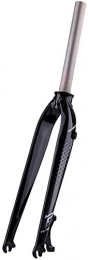 MGE Spares MGE Suspension Fork, 3K Full Carbon Fiber Suspension Forks 1-1 / 8'' (28.6mm) Bike Front Fork Ultralight For Road Bikes Disc Brake (Color : B, Size : 27.5 inch)