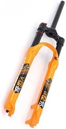 MGE Spares MGE Suspension fork, Bicycle Fork, Straight Tube Shoulder-controlled Suspension Fork, Aluminum Alloy Front Fork, 26 / 27.5inch (Color : Orange, Size : 27.5inch)