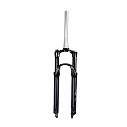 MHUI Mountain Bike Fork MHUI 26-inch magnesium alloy mountain bike fork rebound adjustment, air restraint front fork 100mm travel, matte black