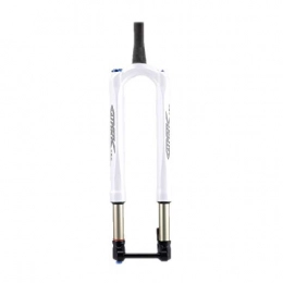 MHUI Mountain Bike Fork MHUI Bicycle Carbon Fork MTB Mountain Bike Fork Air 27.5 29" RS1 ACS Solo 15MM*100 Predictive Steering Suspension Oil And Gas Fork, 29 white