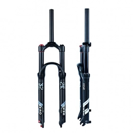 MIYUEZ Mountain Bike Fork MIYUEZ 26 / 27.5 / 29 inch MTB Bicycle Suspension Fork, Tapered Steerer and Straight Steerer Front Fork ，Manual Lockout and Remote Lockout MTB Bike Forks Magnesium Alloy, Straight Hand-29