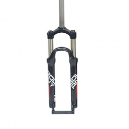 MJCDNB Mountain Bike Fork MJCDNB 26 / 27.5 / 29 inch MTB bicycle suspension fork, straight handlebar Bicycle spring fork Manual locking 85mm travel 9mmQR (Color: Black-1, Size: 26inch)