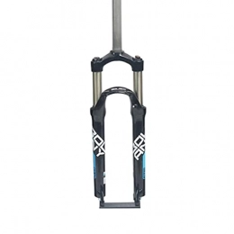 MJCDNB Mountain Bike Fork MJCDNB 26 / 27.5 / 29 inch MTB bicycle suspension fork, straight handlebar Bicycle spring fork Manual locking 85mm travel 9mmQR (Color: Black-2, Size: 27.5inch)