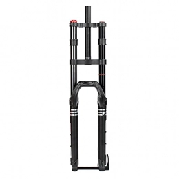 MJCDNB Mountain Bike Fork MJCDNB 27.5 29 Inch Bicycle Suspension Fork MTB, 100 × 15mm Rebound Adjust Mountain Bike Fork Made Of Magnesium Alloy 1-1 / 8