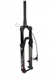 MJCDNB Mountain Bike Fork MJCDNB Bicycle Fork Bicycle Fork 26"27.5" 29"Air Suspension Fork MTB Bicycle Shock Absorber Absorbing Damping Adjustment Cone Tube 1-1 / 2" Manual / Remote Locking Travel 120mm 15 * 100mm Axle
