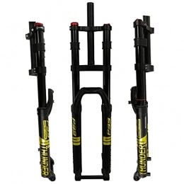MJCDNB Mountain Bike Fork MJCDNB Cycling forks Mountain bike fork Downhill suspension fork 27.5"29 inch Bicycle air fork 32 MTB DH 1-1 / 8 Straight fork shaft 160mm travel 15mm thru axle Manual locking bicycle fork