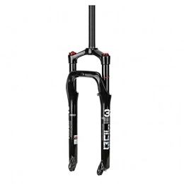 MJCDNB Mountain Bike Fork MJCDNB Forks 26 Inch Air Suspension Bicycle Fork, Bicycle Suspension Air Fork MTB Snow Bicycle Fork 1-1 / 8"Travel 115mm for 4.0" Tire Suspension Fork