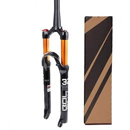 MJCDNB Mountain Bike Fork MJCDNB Forks Magnesium Alloy MTB Bicycle Fork 26 / 27.5 / 29 Inch, Restrained Air 100mm Fork for ONE Bicycle Accessories Bicycle Front Fork Suspension Fork