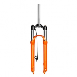 MJCDNB Mountain Bike Fork MJCDNB Forks mountain bike front fork 26 / 27.5 / 29 inch MTB bike suspension fork, remote lock bike front cable suspension fork (Color: A, Size: 27.5 inches)
