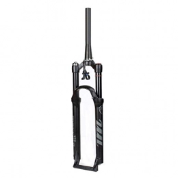 MJCDNB Mountain Bike Fork MJCDNB Mountain Bike Front Fork Suspension 26 27.5 29 Inch, Downhill Cycling MTB Shock Absorber Air Fork - Black