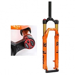 MJCDNB Mountain Bike Fork MJCDNB MTB Bicycle Air Front Fork Travel 120mm, Aluminum Alloy Straight Tube 28.6mm Disc Brake Air Mountain Bike Suspension Forks