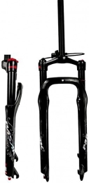 MJCDNB Mountain Bike Fork MJCDNB MTB fork MTB front fork bicycle front fork 26 inch for 4.0"tire air damping 1-1 / 8" disc brake QR 9mm travel 125mm hand lock Schneestrand XC MTB. bicycle