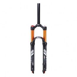 MJCDNB Mountain Bike Fork MJCDNB Suspension Forks 26 / 27.5 Inch Mountain Bike Air Front Forks, Lightweight Alloy 120mm Travel 1-1 / 8" - Black