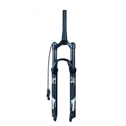 Bewinch Mountain Bike Fork Mountain Bicycle Suspension Forks, 26 / 27.5 / 29 Inch MTB Bike Front Fork with Damping Adjust Air Pressure, Straight Tube (Cone Tube), Remote Lockout 100Mm Travel 28.6Mm, Cone Tube, 27.5inch