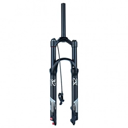 Bewinch Mountain Bike Fork Mountain Bicycle Suspension Forks, 26 / 27.5 / 29 Inch MTB Bike Front Fork with Damping Adjust Air Pressure, Straight Tube (Cone Tube), Remote Lockout 130Mm Travel 28.6Mm, Straight Tube, 26inch