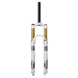 Bewinch Mountain Bike Fork Mountain Bicycle Suspension Forks, 26 / 27.5 / 29 Inch MTB Bike Front Fork with Damping Adjust Air Pressure, Straight Tube (Cone Tube), Shoulder Control 100Mm Travel 28.6Mm, Straight Tube, 27.5inch