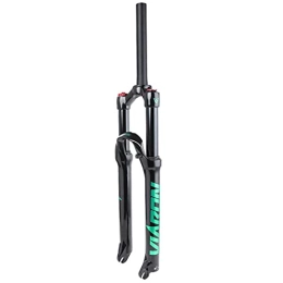 SJHFG Mountain Bike Fork Mountain Bicycle Suspension Forks 26 / 27.5 / 29in, Bicycle Air Fork Shock-absorbing Front Fork QR 9mm 1-1 / 8" (Color : Green, Size : 27.5inch)