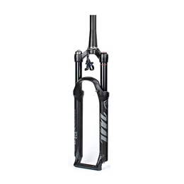 Mountain Bicycle Suspension Forks Air Pressure Fork, 26/27.5/29 Inch MTB Bike Front Fork with Damping Rebound, 120Mm Travel, Magnesium Alloy Shock Absorber 9Mm,Tapered remote lock,29